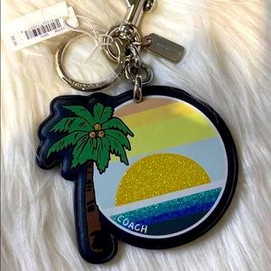 Coach Palm Tree Bag Charm